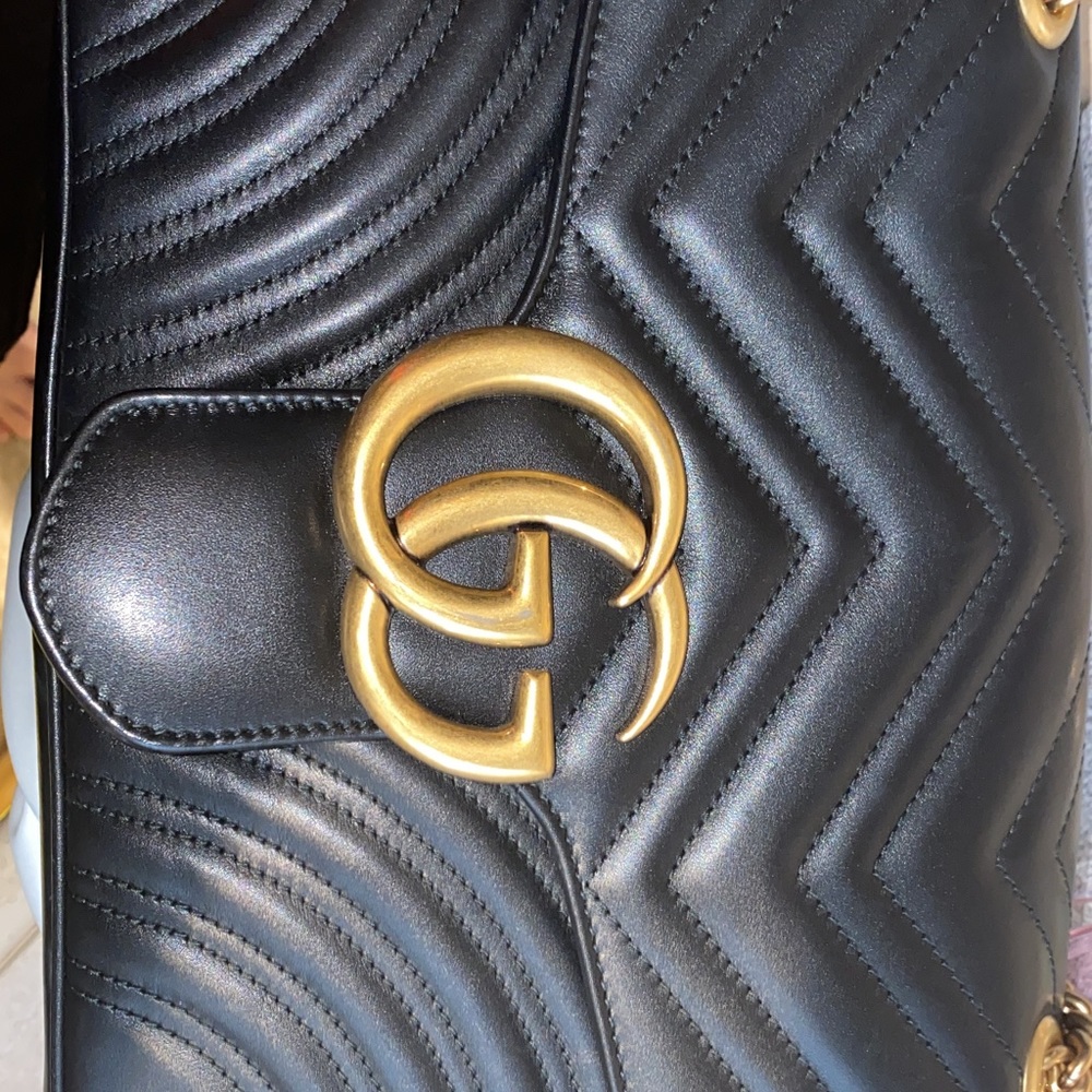 Medium marmont black gucci